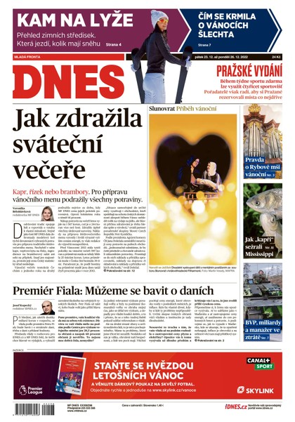 E-magazín MF DNES - 23.12.2022 - MAFRA, a.s.