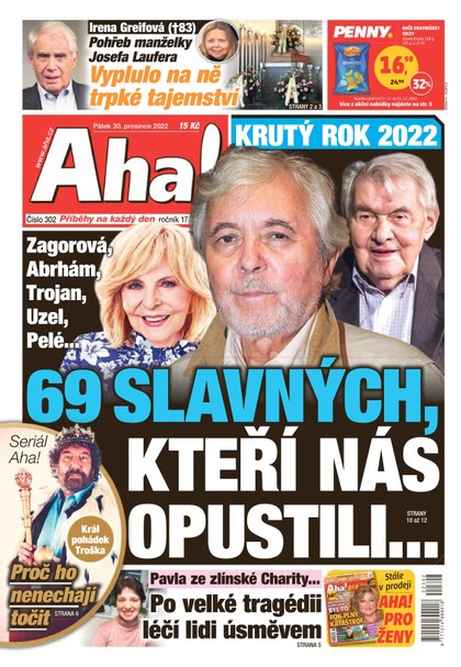 E-magazín AHA! - 30.12.2022 - CZECH NEWS CENTER a. s.