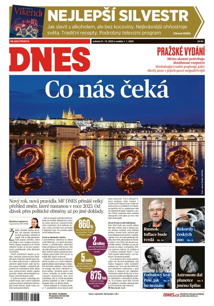 E-magazín MF DNES - 31.12.2022 - MAFRA, a.s.