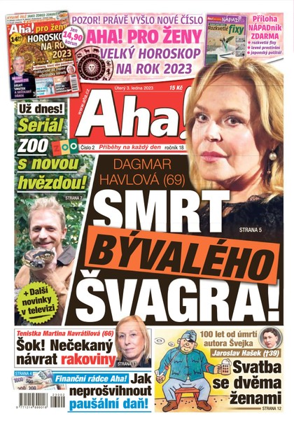 E-magazín AHA! - 3.1.2023 - CZECH NEWS CENTER a. s.