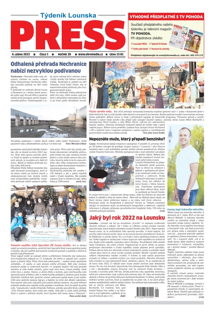 E-magazín Lounský Press 01/23 - Ohře Media