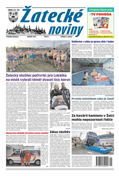 E-magazín Žatecké noviny 01/23 - Ohře Media