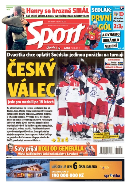 E-magazín Sport - 4.1.2023 - CZECH NEWS CENTER a. s.