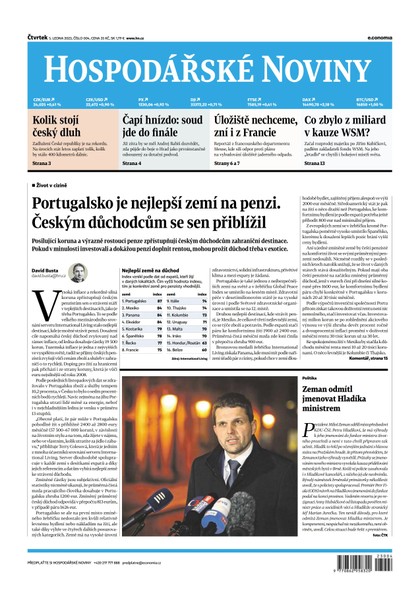 E-magazín HN 004 - 5.1.2023 - Economia, a.s.