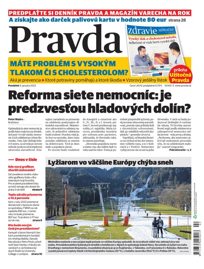 E-magazín Denník Pravda 9. 1. 2023 - OUR MEDIA SR a. s.