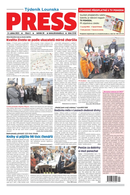 E-magazín Lounský Press 02/23 - Ohře Media