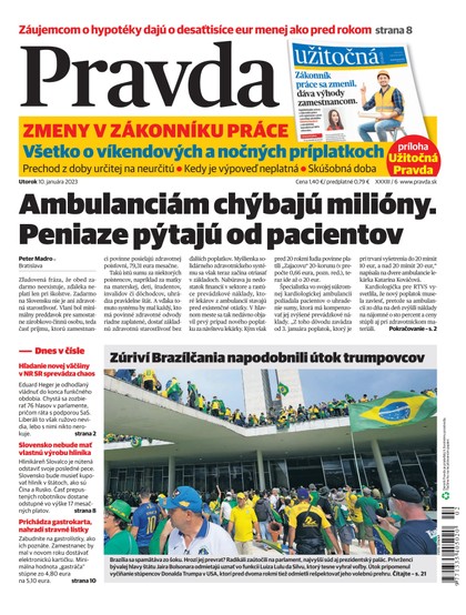 E-magazín Denník Pravda 10. 1. 2023 - OUR MEDIA SR a. s.