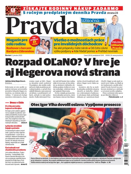 E-magazín Denník Pravda 12. 1. 2023 - OUR MEDIA SR a. s.