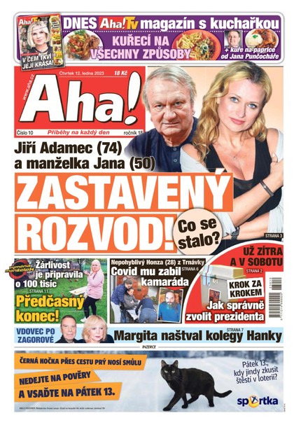 E-magazín AHA! - 12.1.2023 - CZECH NEWS CENTER a. s.