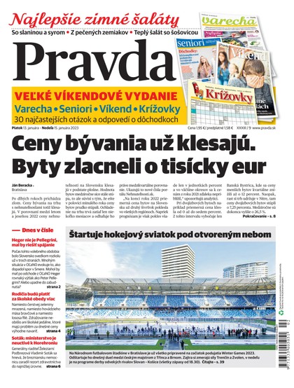 E-magazín Denník Pravda 13. 1. 2023 - OUR MEDIA SR a. s.