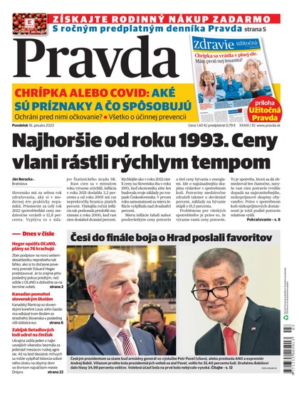 E-magazín Denník Pravda 16. 1. 2023 - OUR MEDIA SR a. s.