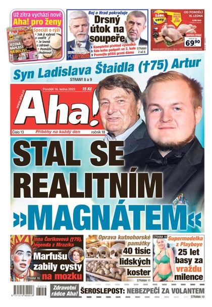 E-magazín AHA! - 16.1.2023 - CZECH NEWS CENTER a. s.