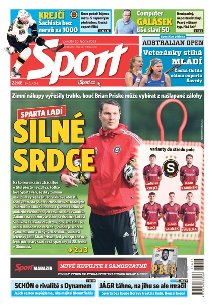 E-magazín Sport - 16.1.2023 - CZECH NEWS CENTER a. s.