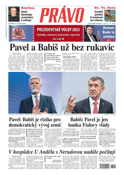 E-magazín Deník Právo - 16.1.2023 - Borgis, a.s.
