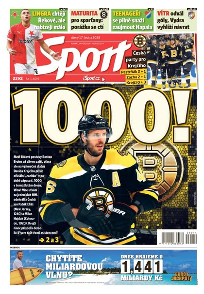 E-magazín Sport - 17.1.2023 - CZECH NEWS CENTER a. s.