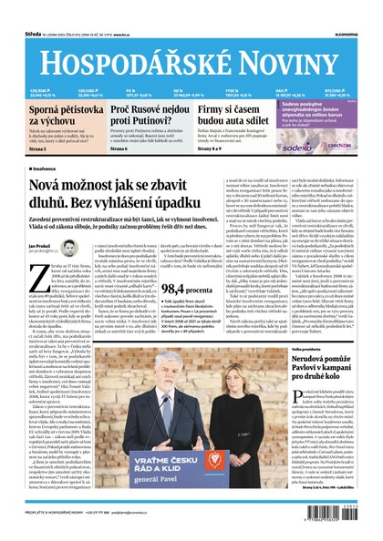 E-magazín HN 013 - 18.01.2023 - Economia, a.s.