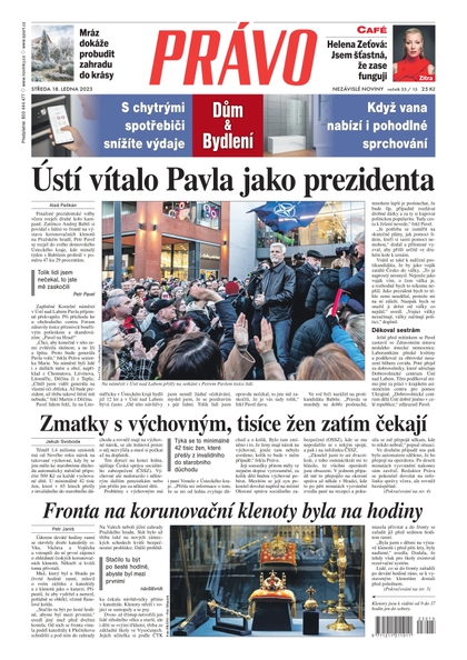 E-magazín Deník Právo - 18.1.2023 - Borgis, a.s.