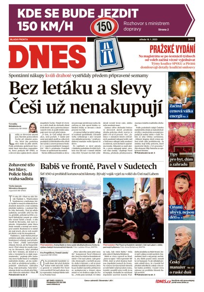 E-magazín MF DNES - 18.1.2023 - MAFRA, a.s.