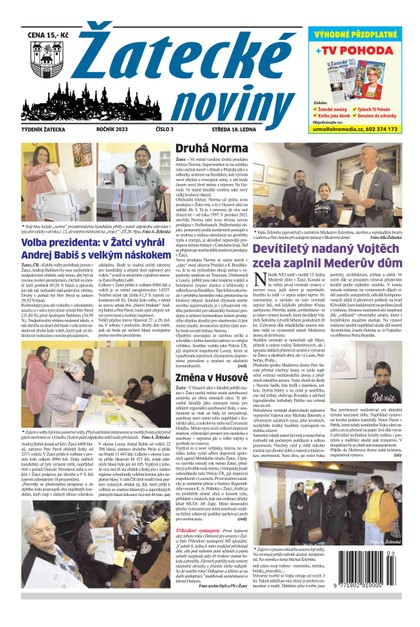 E-magazín Žatecké noviny 03/23 - Ohře Media