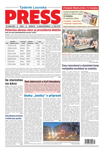 E-magazín Lounský press 03/23 - Ohře Media
