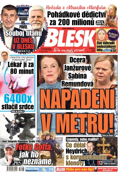 E-magazín Blesk - 19.1.2023 - CZECH NEWS CENTER a. s.