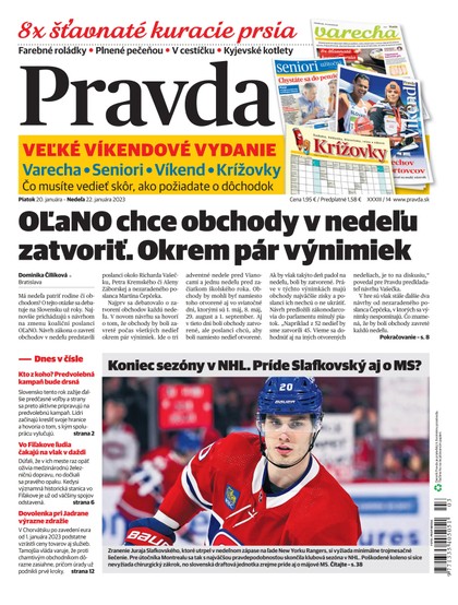 E-magazín Denník Pravda 20. 01. 2023 - OUR MEDIA SR a. s.
