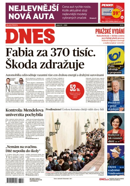 E-magazín MF DNES - 20.1.2023 - MAFRA, a.s.