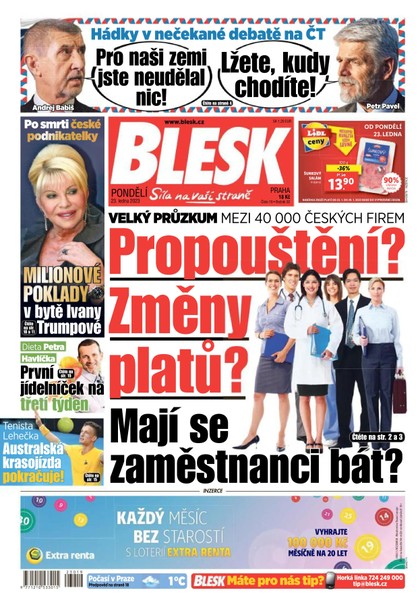 E-magazín Blesk - 23.1.2023 - CZECH NEWS CENTER a. s.