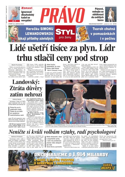 E-magazín Deník Právo - 24.1.2023 - Borgis, a.s.