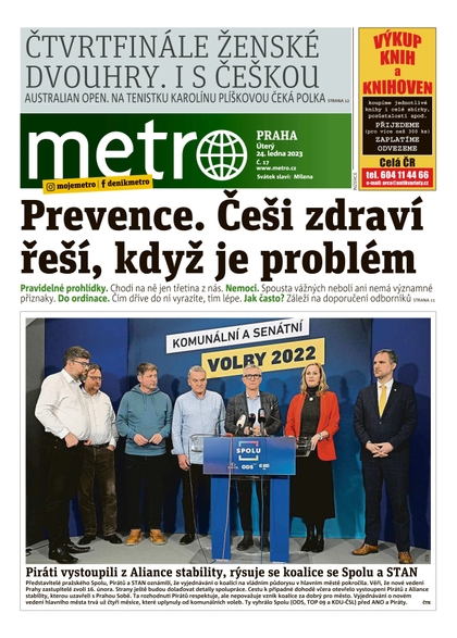 E-magazín METRO - 24.1.2023 - MAFRA, a.s.