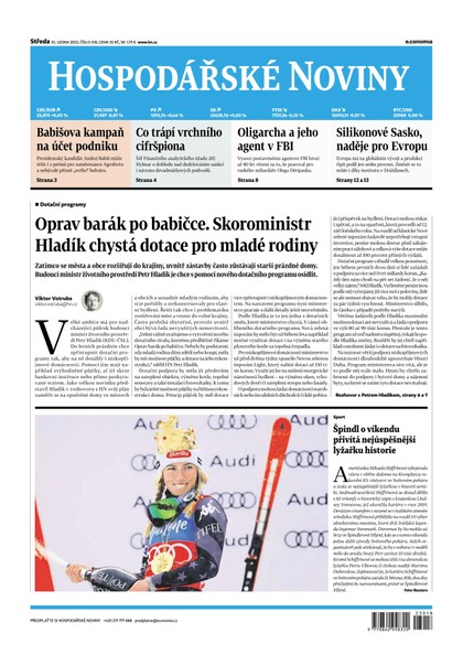 E-magazín HN 018 - 25.1.2023 - Economia, a.s.