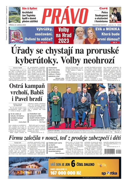 E-magazín Deník Právo - 25.1.2023 - Borgis, a.s.