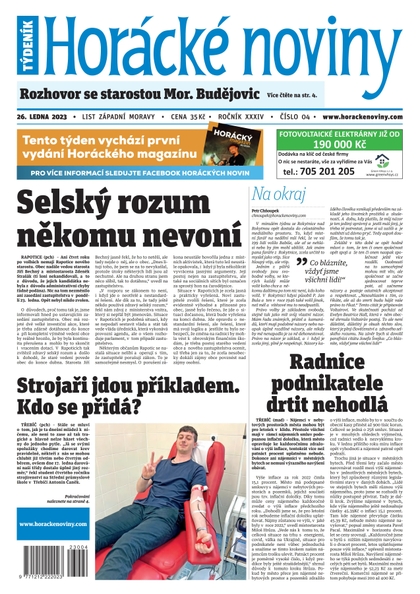 E-magazín Horácké noviny 04/2023 - Horácké noviny