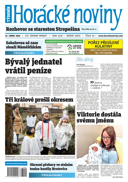 E-magazín Horácké noviny 02/2023 - Horácké noviny
