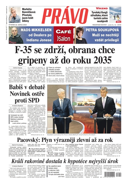 E-magazín Deník Právo - 26.1.2023 - Borgis, a.s.