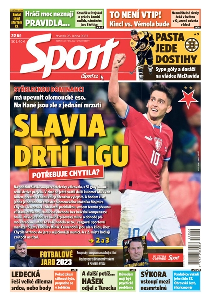 E-magazín Sport - 26.1.2023 - CZECH NEWS CENTER a. s.