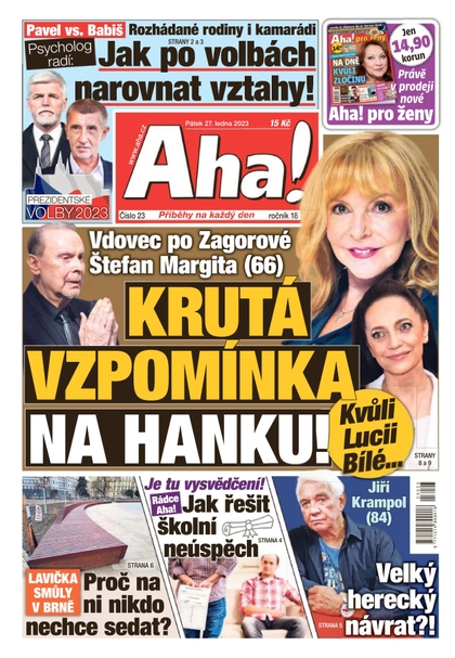 E-magazín AHA! - 27.1.2023 - CZECH NEWS CENTER a. s.