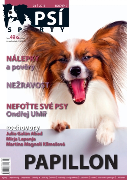 E-magazín Psí sporty 3/2013 - Jakub Štýbr