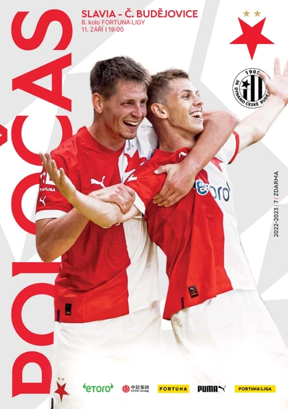 E-magazín Poločas 2022/23 č.07 Slavia - České Budějovice - SK Slavia Praha