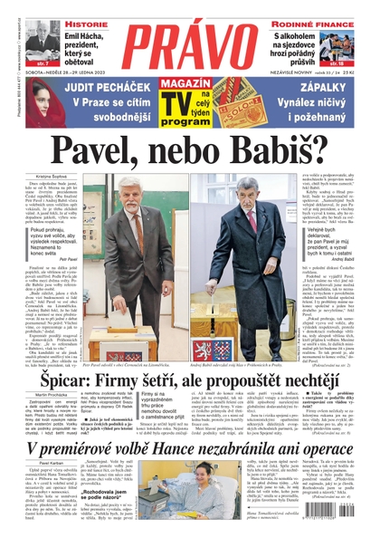 E-magazín Deník Právo - 28.1.2023 - Borgis, a.s.