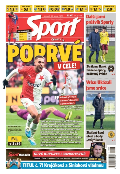 E-magazín Sport - 30.1.2023 - CZECH NEWS CENTER a. s.