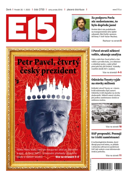 E-magazín E15 - 30.1.2023 - CZECH NEWS CENTER a. s.