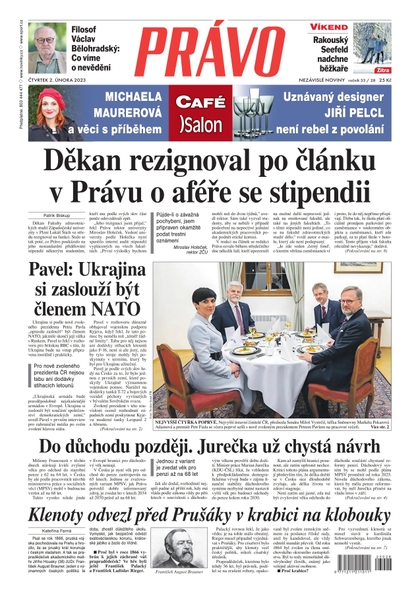 E-magazín Deník Právo - 2.2.2023 - Borgis, a.s.