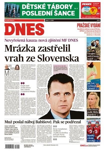 E-magazín MF DNES - 3.2.2023 - MAFRA, a.s.