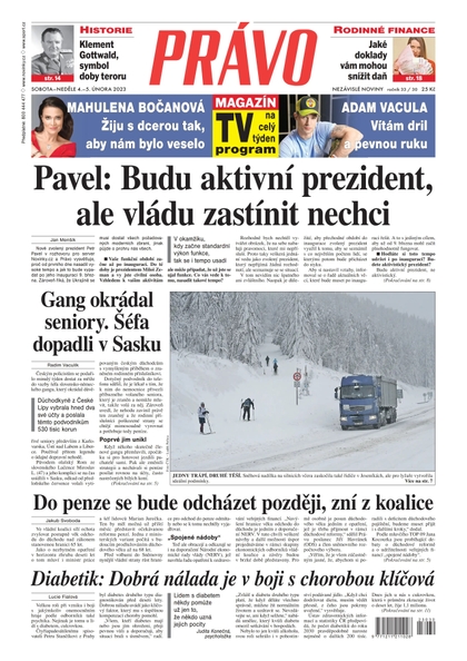 E-magazín Deník Právo - 4.2.2023 - Borgis, a.s.