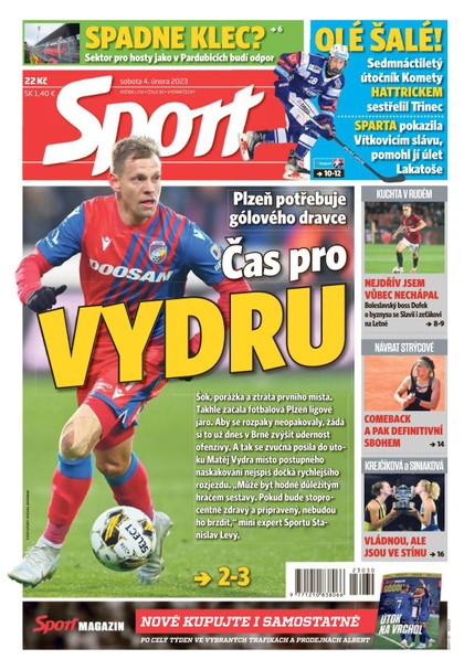 E-magazín Sport - 4.2.2023 - CZECH NEWS CENTER a. s.
