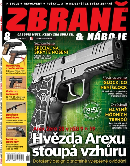 E-magazín Zbraně & náboje 8/22 - RF Hobby