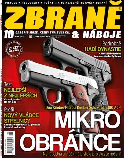 E-magazín Zbraně & náboje 10/15 - RF Hobby