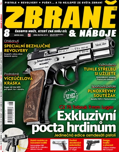 E-magazín Zbraně & náboje 8/21 - RF Hobby