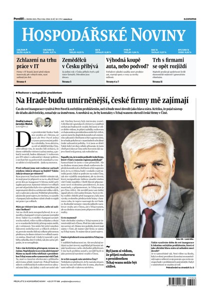 E-magazín HN 026 - 6.2.2023 - Economia, a.s.